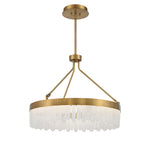 Savoy House Landon LED Pendant — Warm Brass