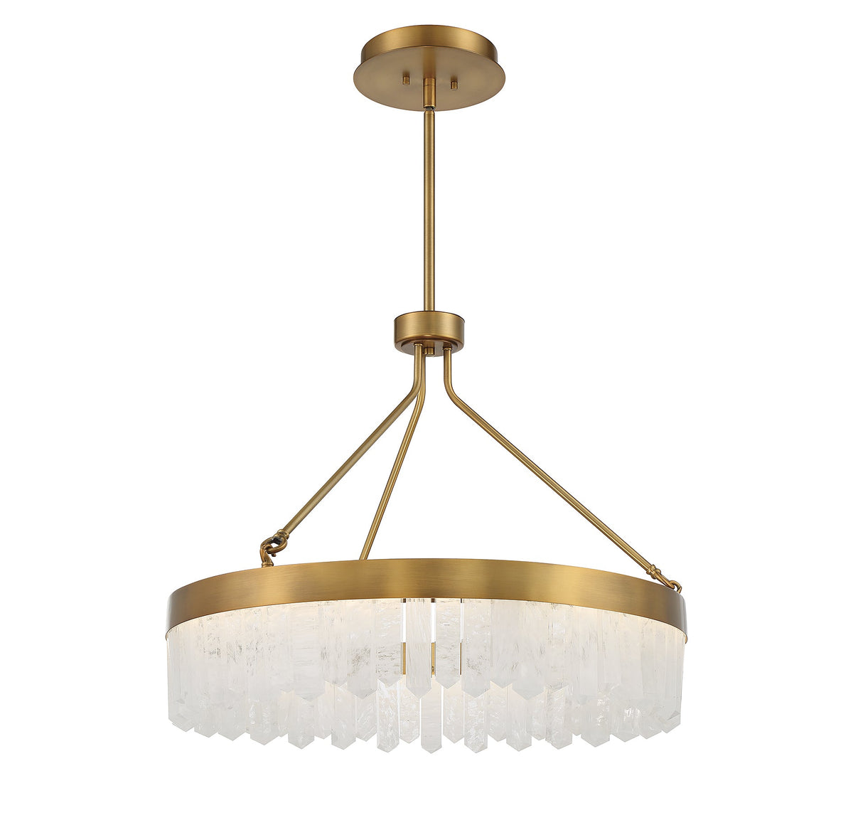 Savoy House Landon LED Pendant — Warm Brass