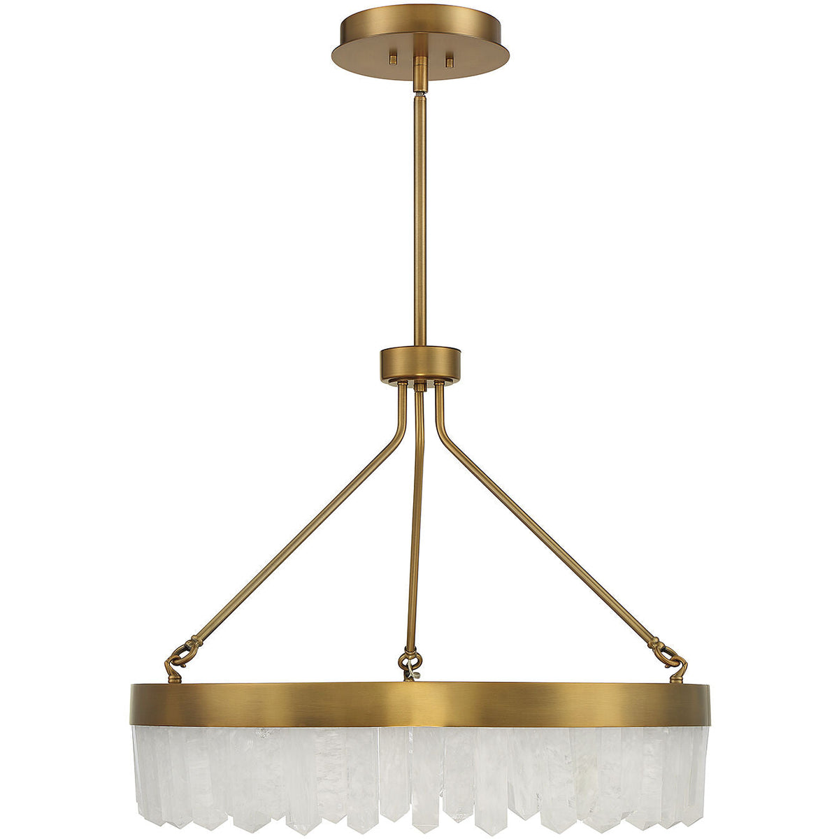 Savoy House Landon LED Pendant — Warm Brass
