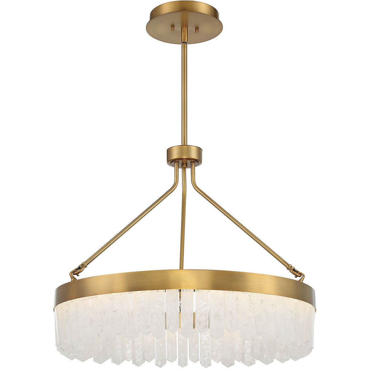 Savoy House Landon LED Pendant — Warm Brass