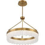 Savoy House Landon LED Pendant — Warm Brass