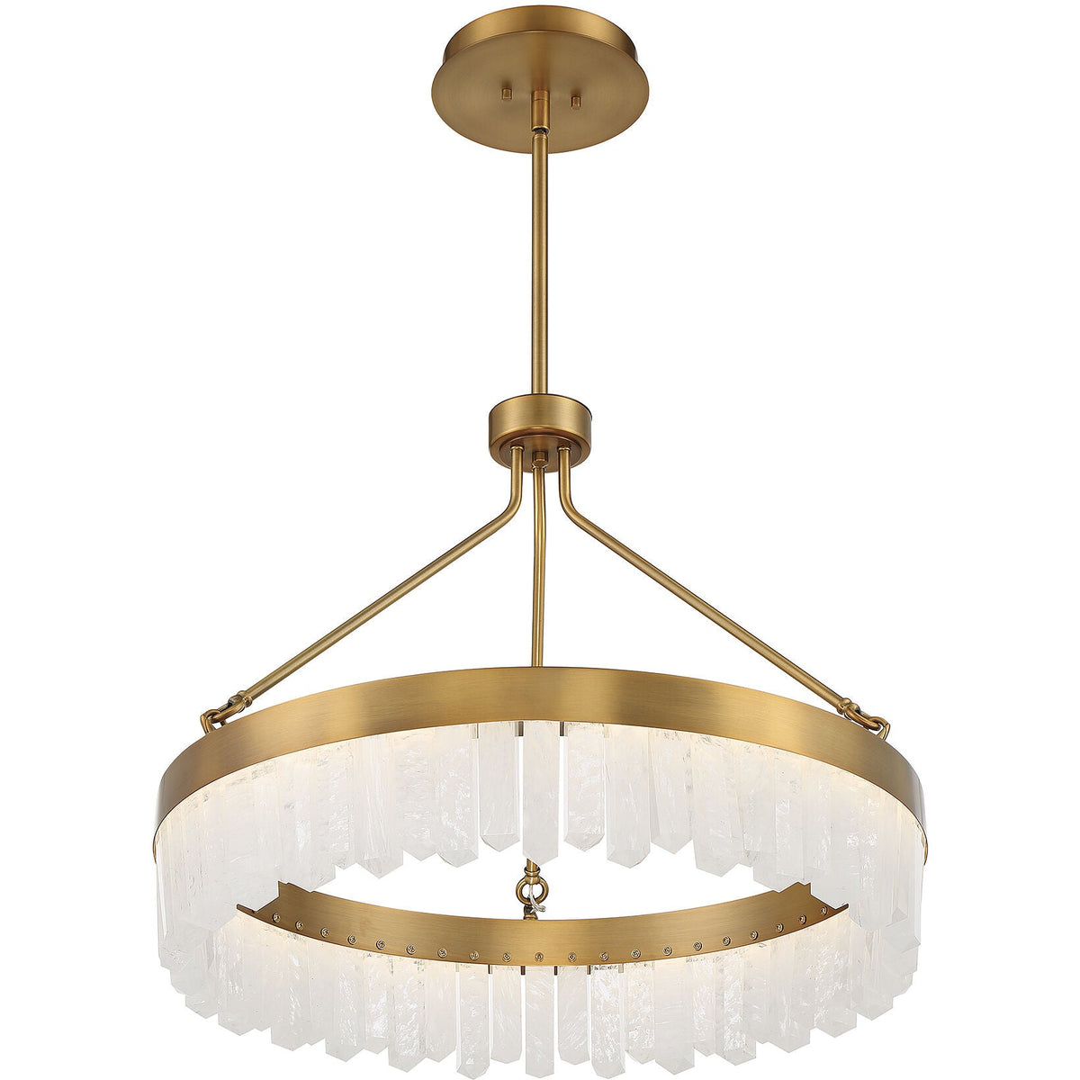 Savoy House Landon LED Pendant — Warm Brass