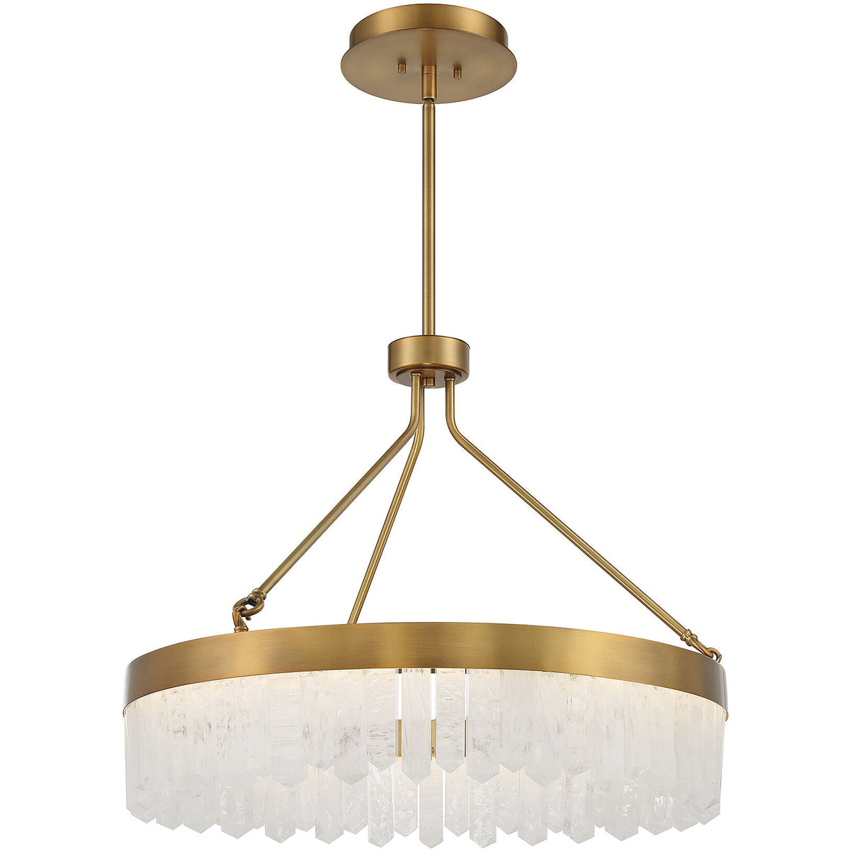 Savoy House Landon LED Pendant — Warm Brass