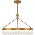 Landon LED Pendant in Warm Brass
