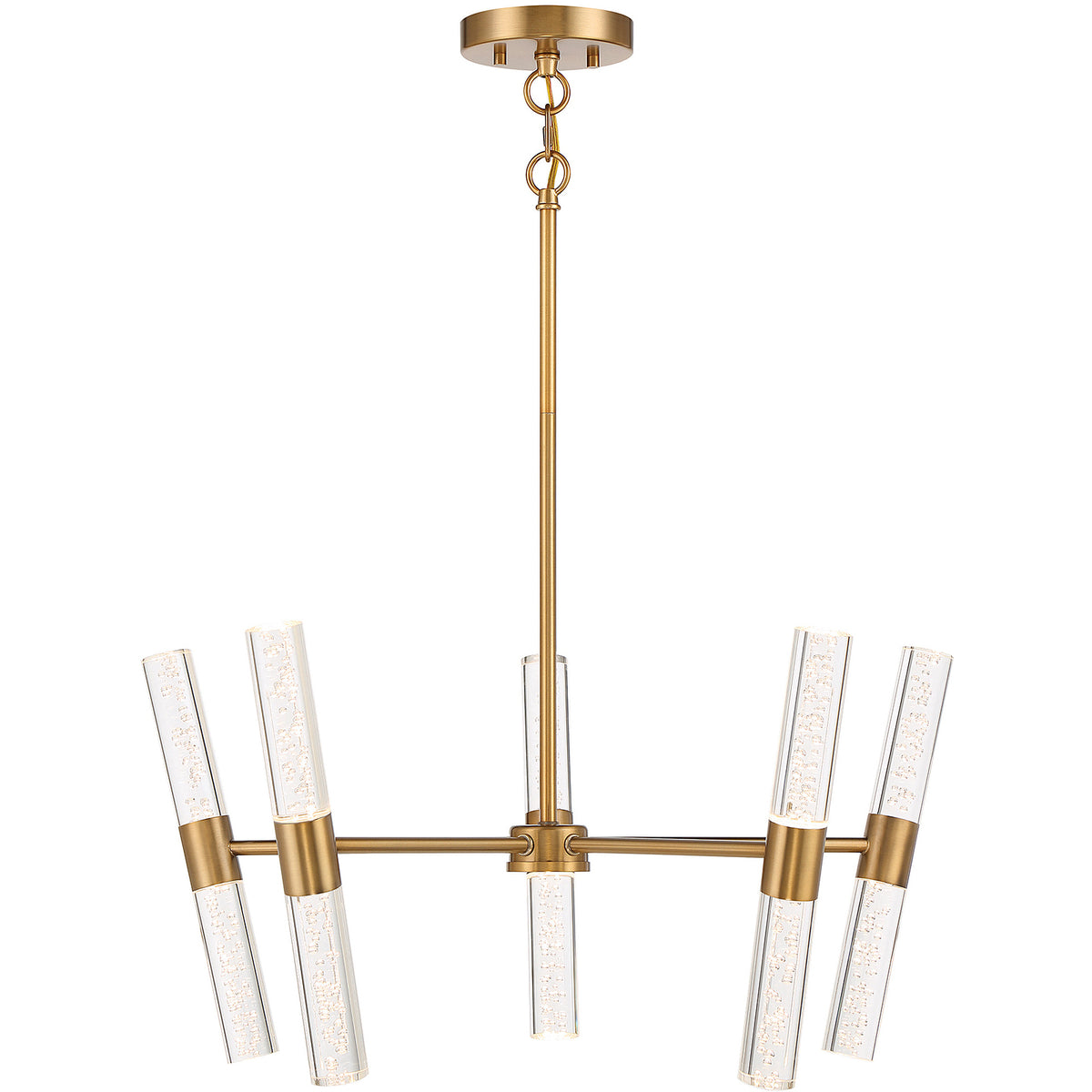 Arlon 10-Light LED Pendant in Warm Brass
