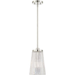Chantilly 1-Light Pendant in Matte Black