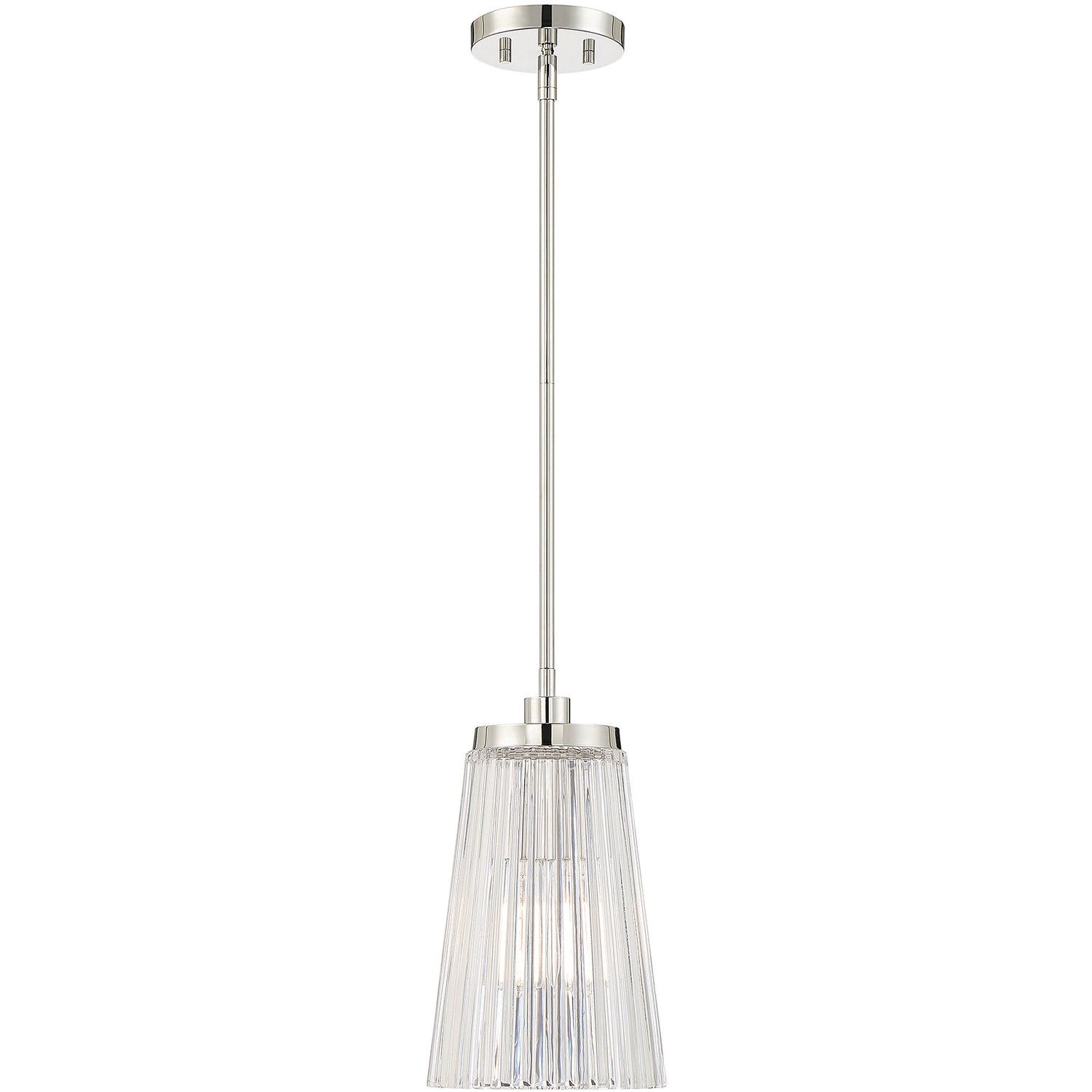 Chantilly 1-Light Pendant in Matte Black
