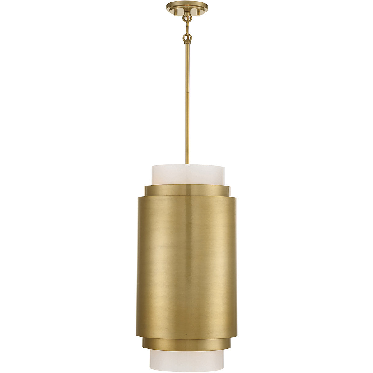 Beacon 3-Light Pendant in Burnished Brass