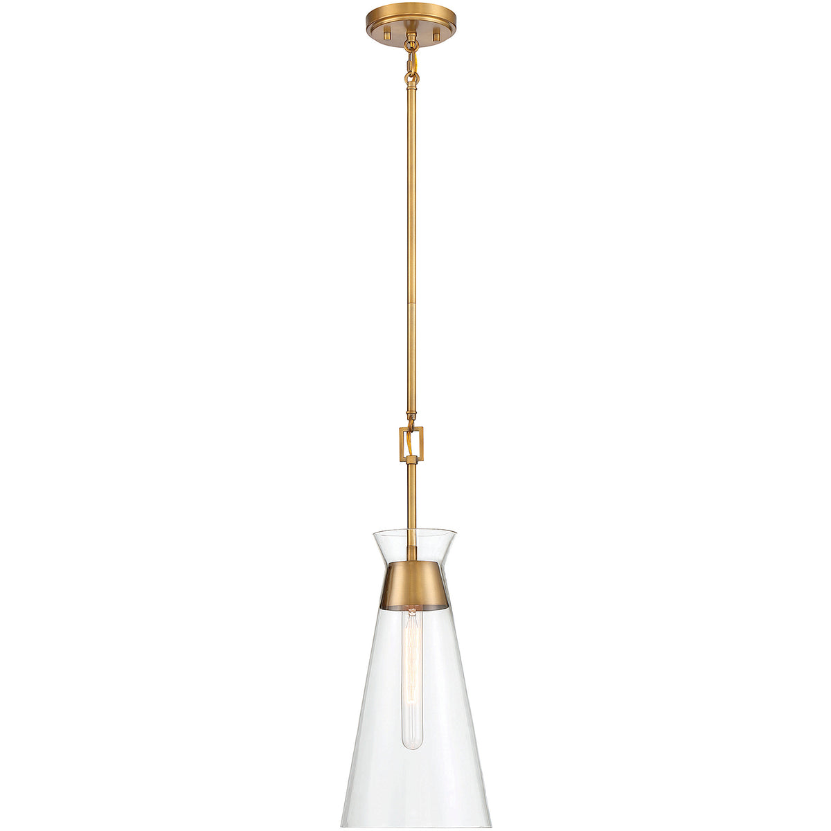 Lakewood 1-Light Pendant in Matte Black