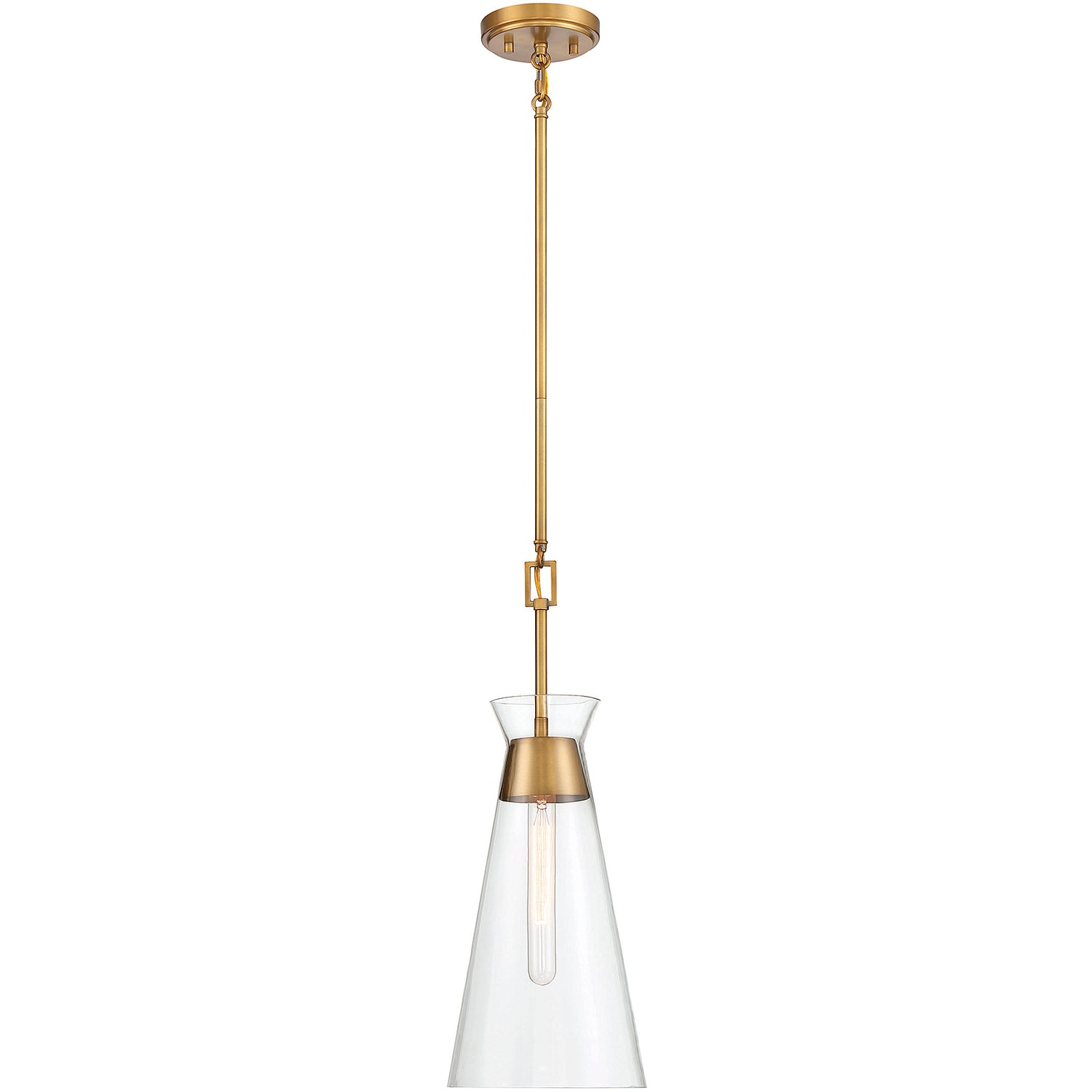 Lakewood 1-Light Pendant in Matte Black
