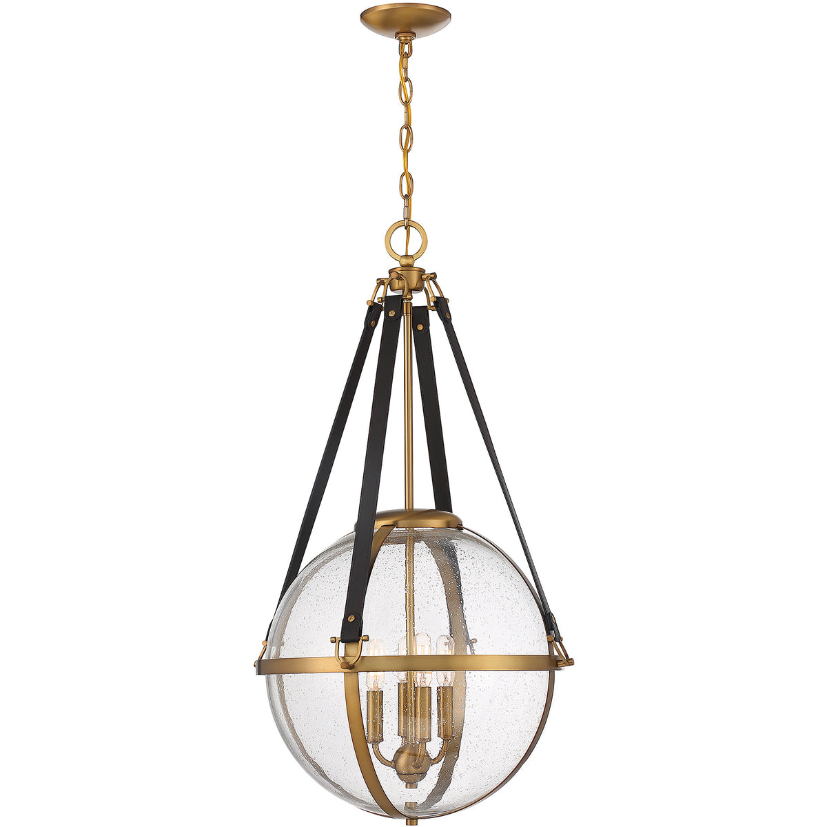 Bozeman 4-Light Pendant in Warm Brass