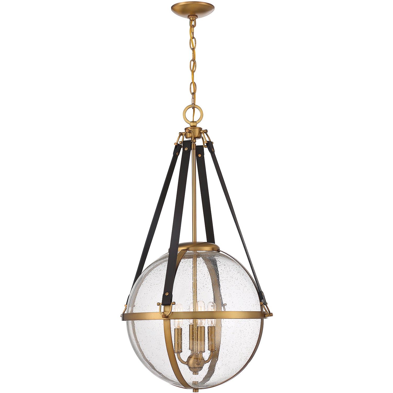 Bozeman 4-Light Pendant in Warm Brass