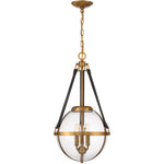 Bozeman 3-Light Pendant in Warm Brass
