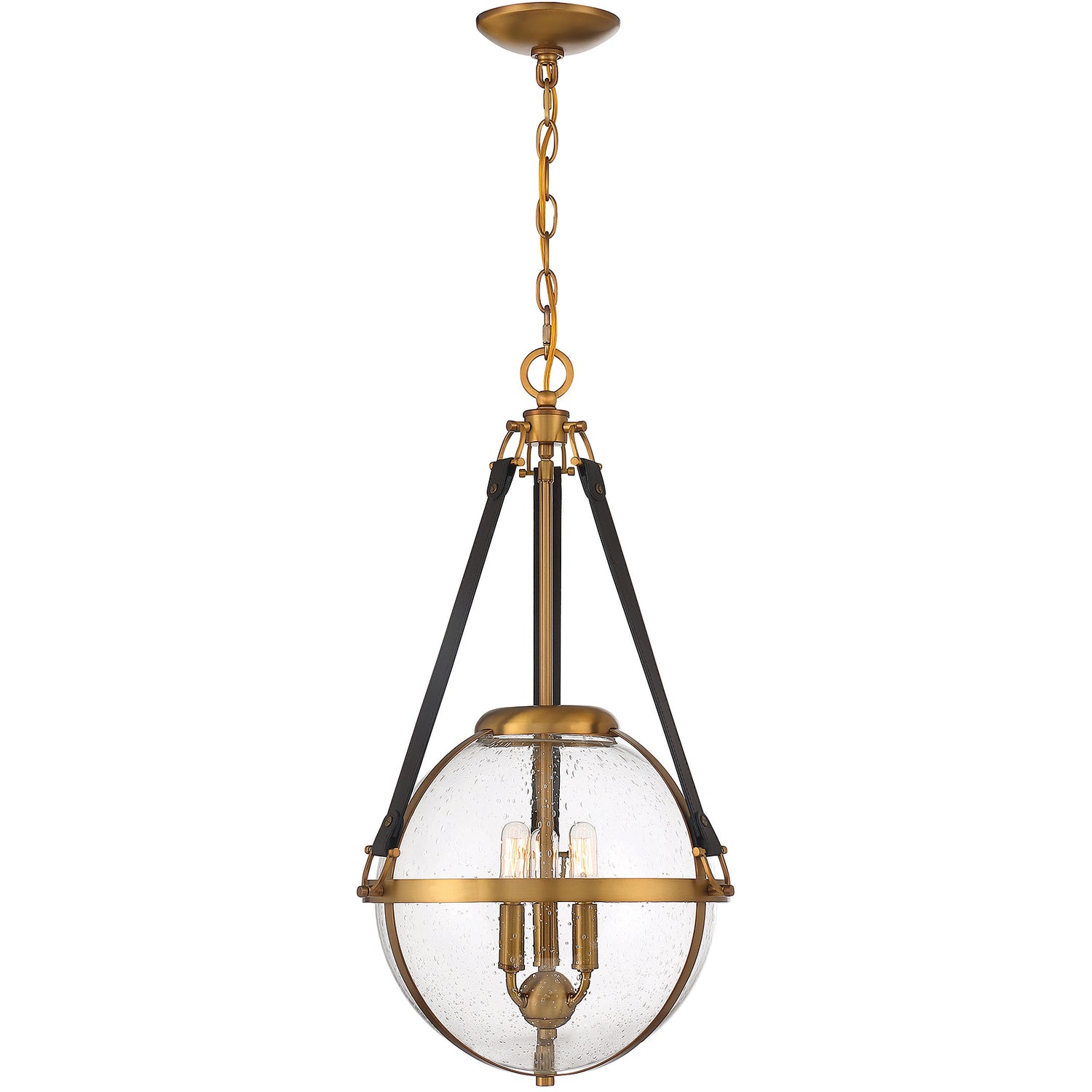 Bozeman 3-Light Pendant in Warm Brass