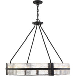 Hudson 12-Light Pendant in Matte Black