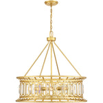 Daintree 8-Light Pendant in True Gold