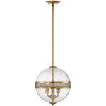 Stirling 3-Light Pendant in Warm Brass
