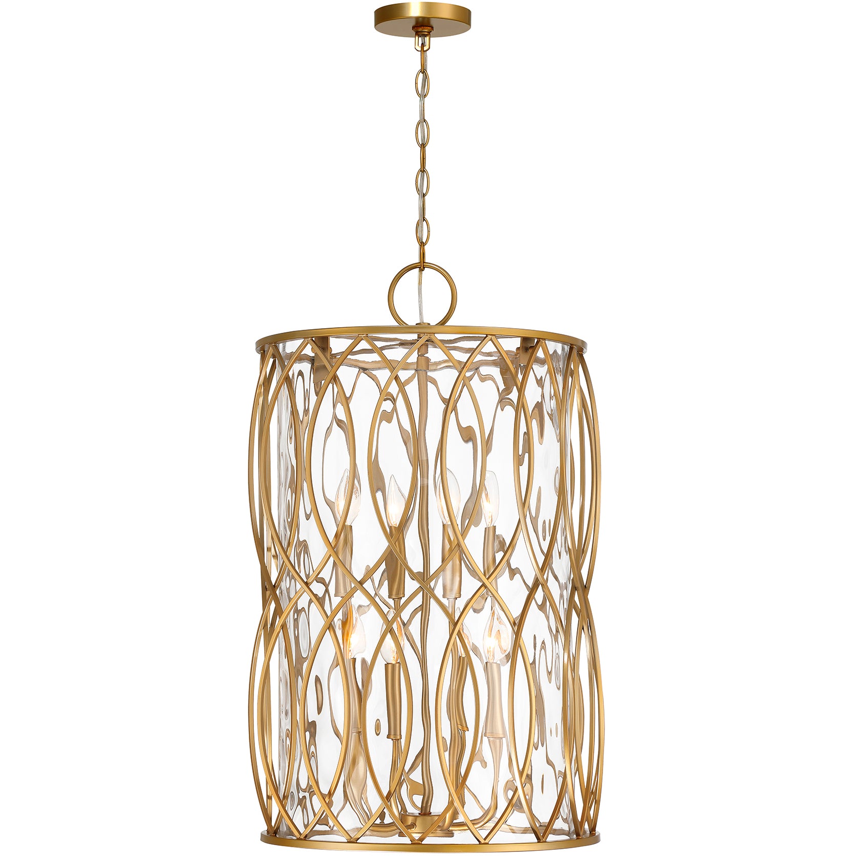 Snowden 8-Light Pendant in Matte Black