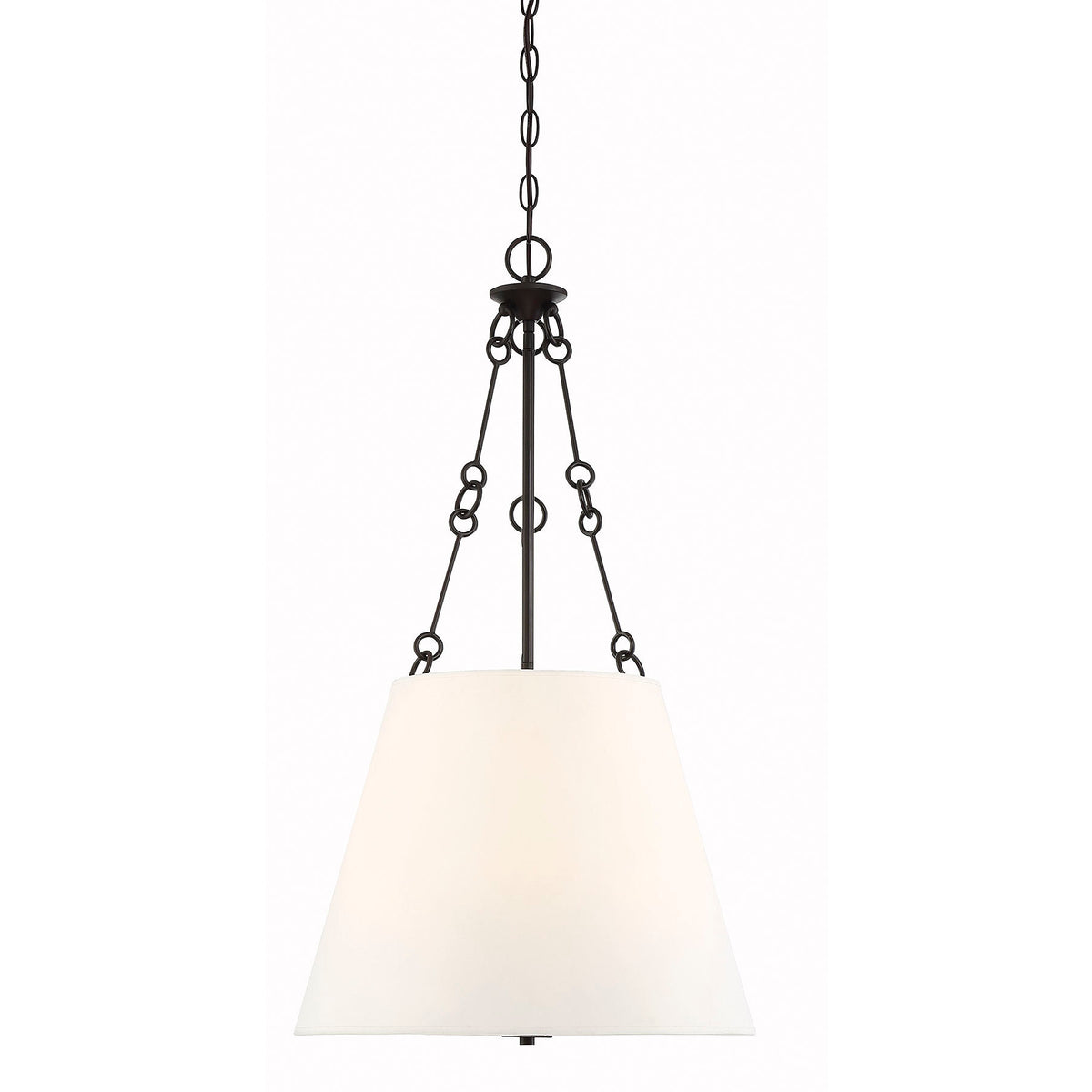 Austin 4-Light Pendant in Warm Brass