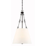 Austin 4-Light Pendant in Warm Brass