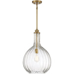 Brandon 1-Light Pendant in Matte Black