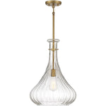 Bristo 1-Light Pendant in Matte Black