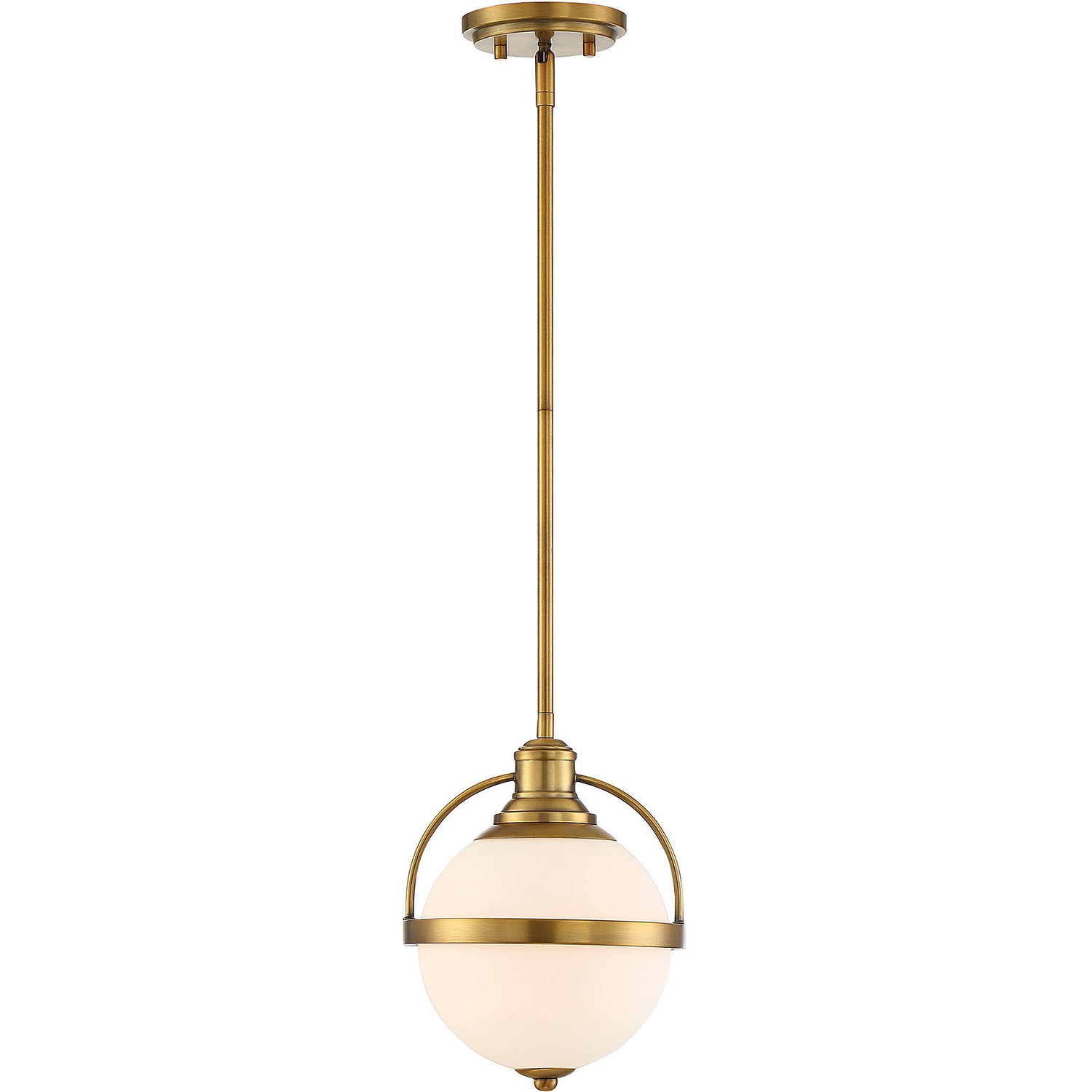 Westbourne 1-Light Pendant in Warm Brass
