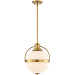 Westbourne 1-Light Pendant in Warm Brass