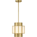 Gideon 3-Light Pendant in Warm Brass