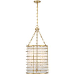 Byron 6-Light Pendant in Warm Brass