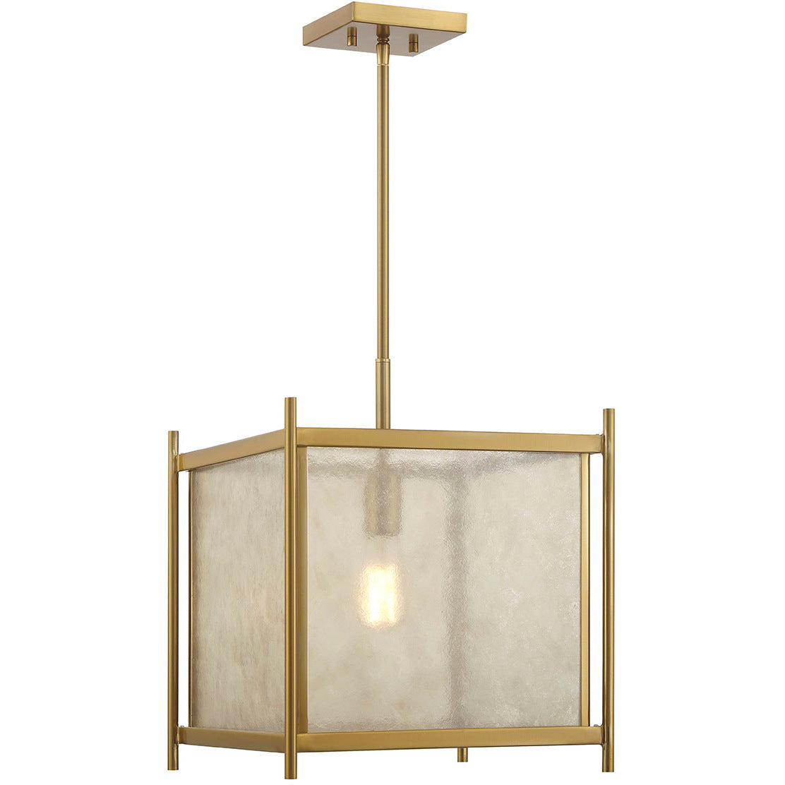 Jacobs 1-Light Pendant in Warm Brass