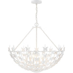 Birch 6-Light Pendant in Burnished Brass