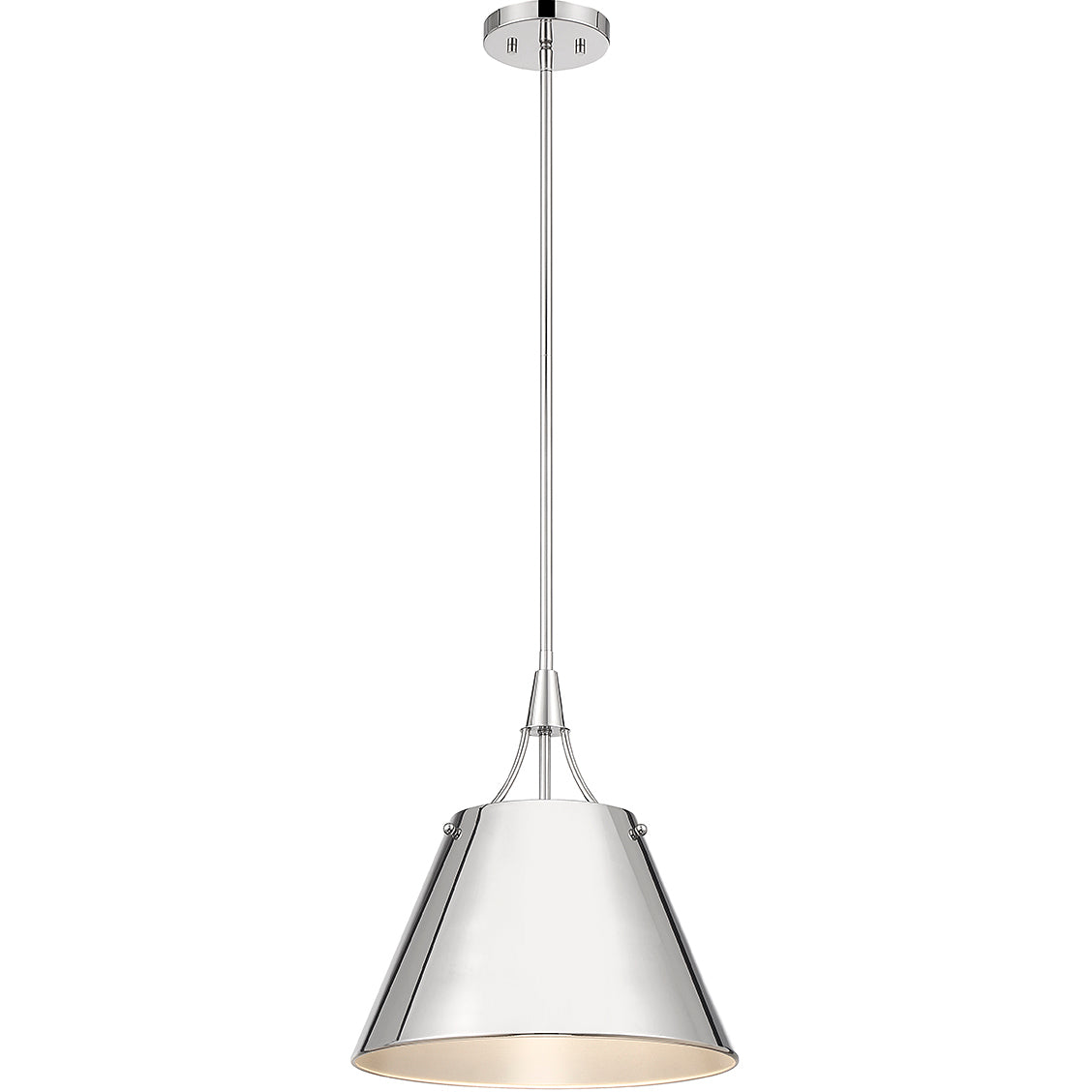 Willis 1-Light Pendant in Matte Black