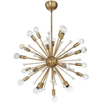 Galea 24-Light Chandelier in 
Matte Black