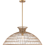Lanai 1-Light Pendant in Warm Brass