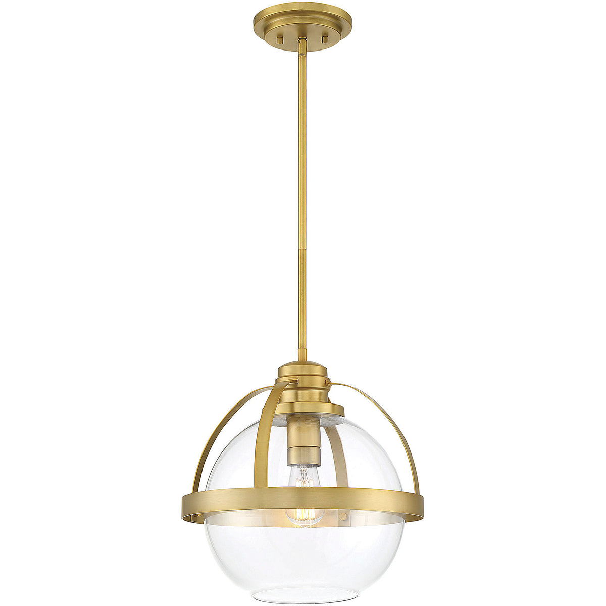Pendleton 1-Light Pendant in 
Matte Black