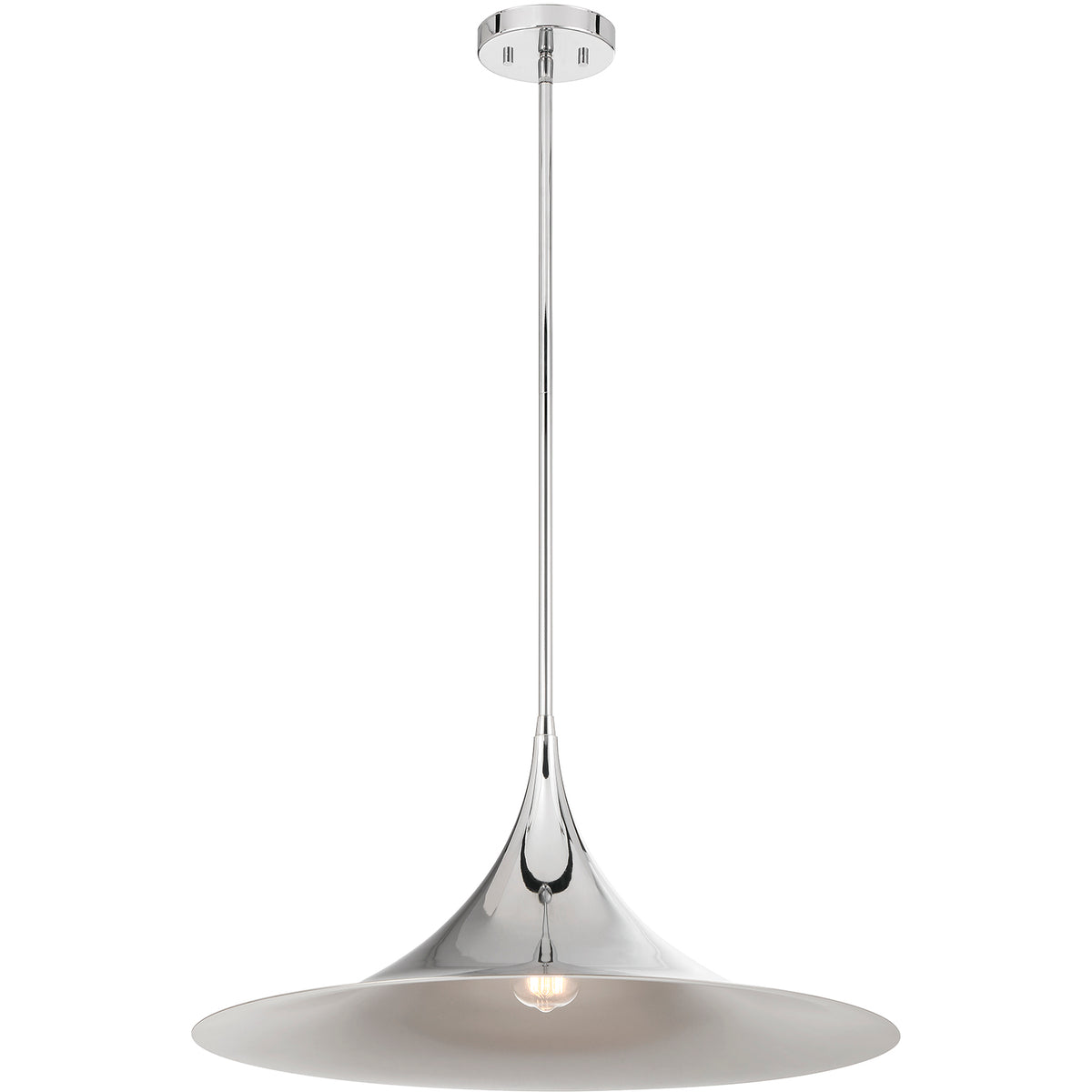 Bowdin 1-Light Pendant in Matte Black