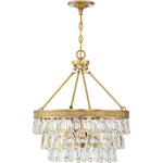 Windham 4-Light Pendant in Warm Brass
