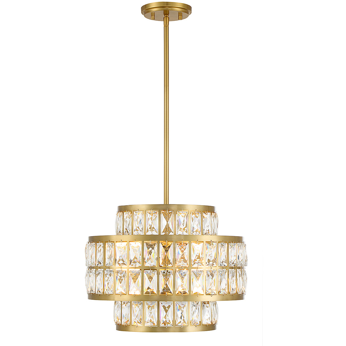 Renzo 3-Light Pendant in Matte Black