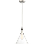 Drake 1-Light Pendant in Matte Black