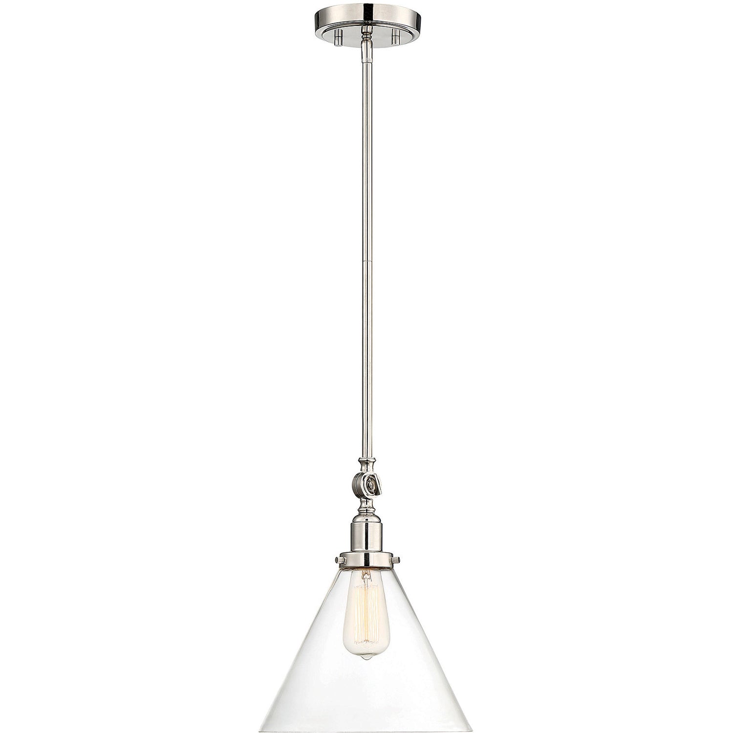 Drake 1-Light Pendant in Matte Black