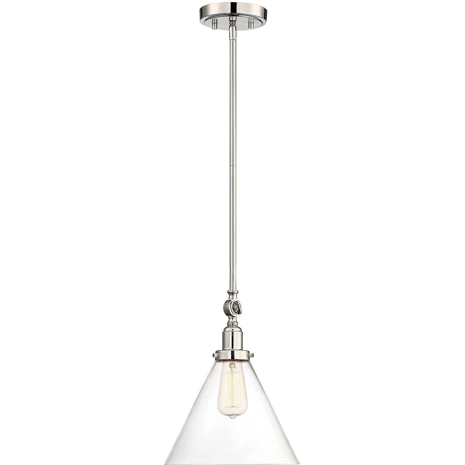 Drake 1-Light Pendant in Matte Black
