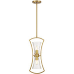 Bennington 2-Light Pendant in Warm Brass