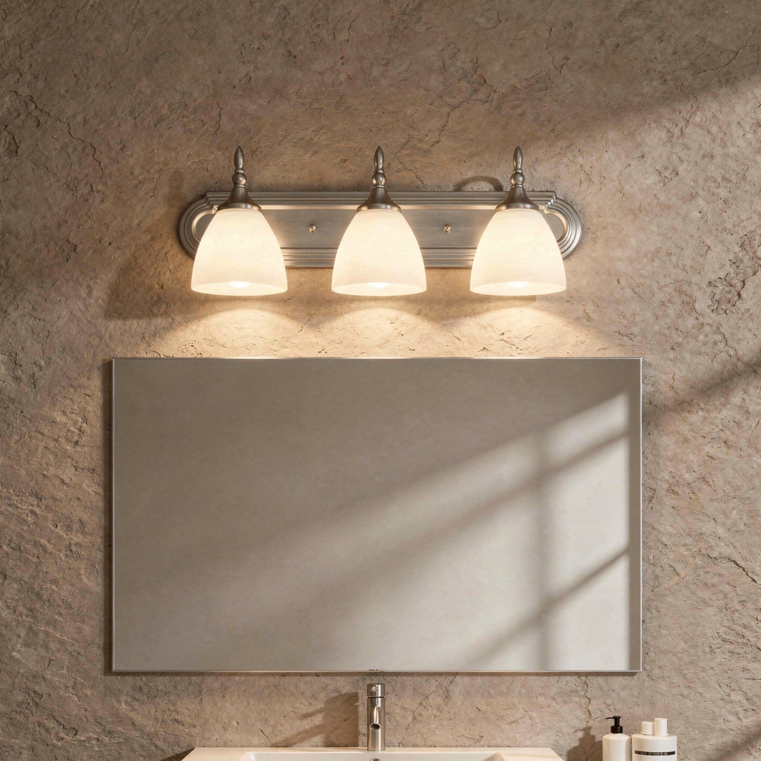 Herndon 3-Light Bathroom Vanity Light