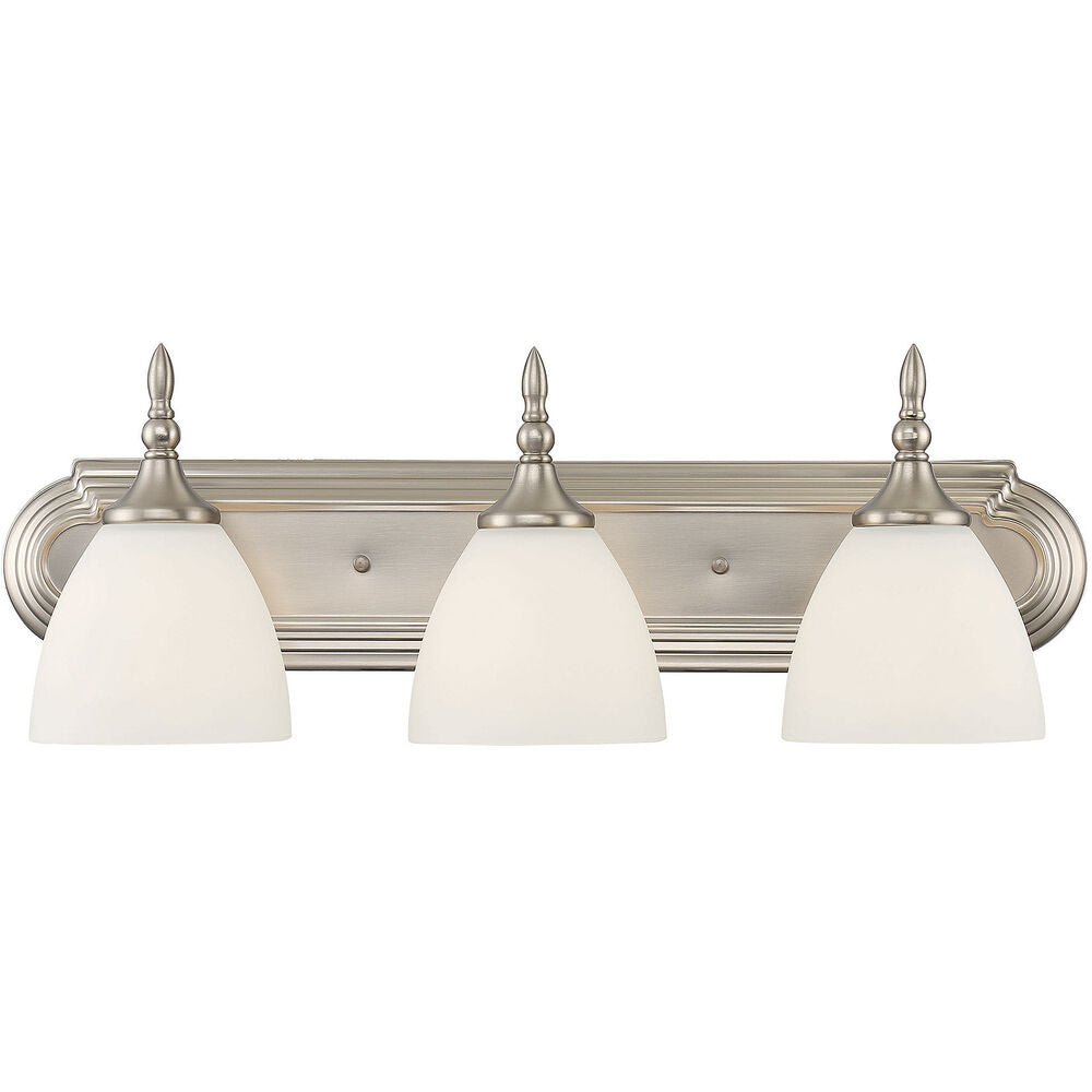 Herndon Bathroom Vanity Light - 8-1007-3-SN