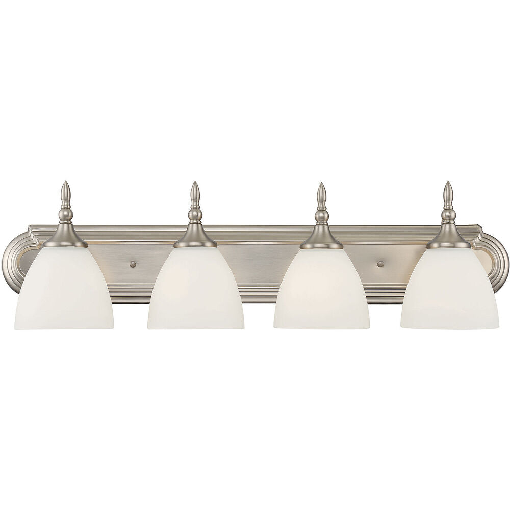Herndon Bathroom Vanity Light - 8-1007-4-SN