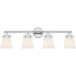 Kaden 4-Light Bathroom Vanity Light in Matte Black