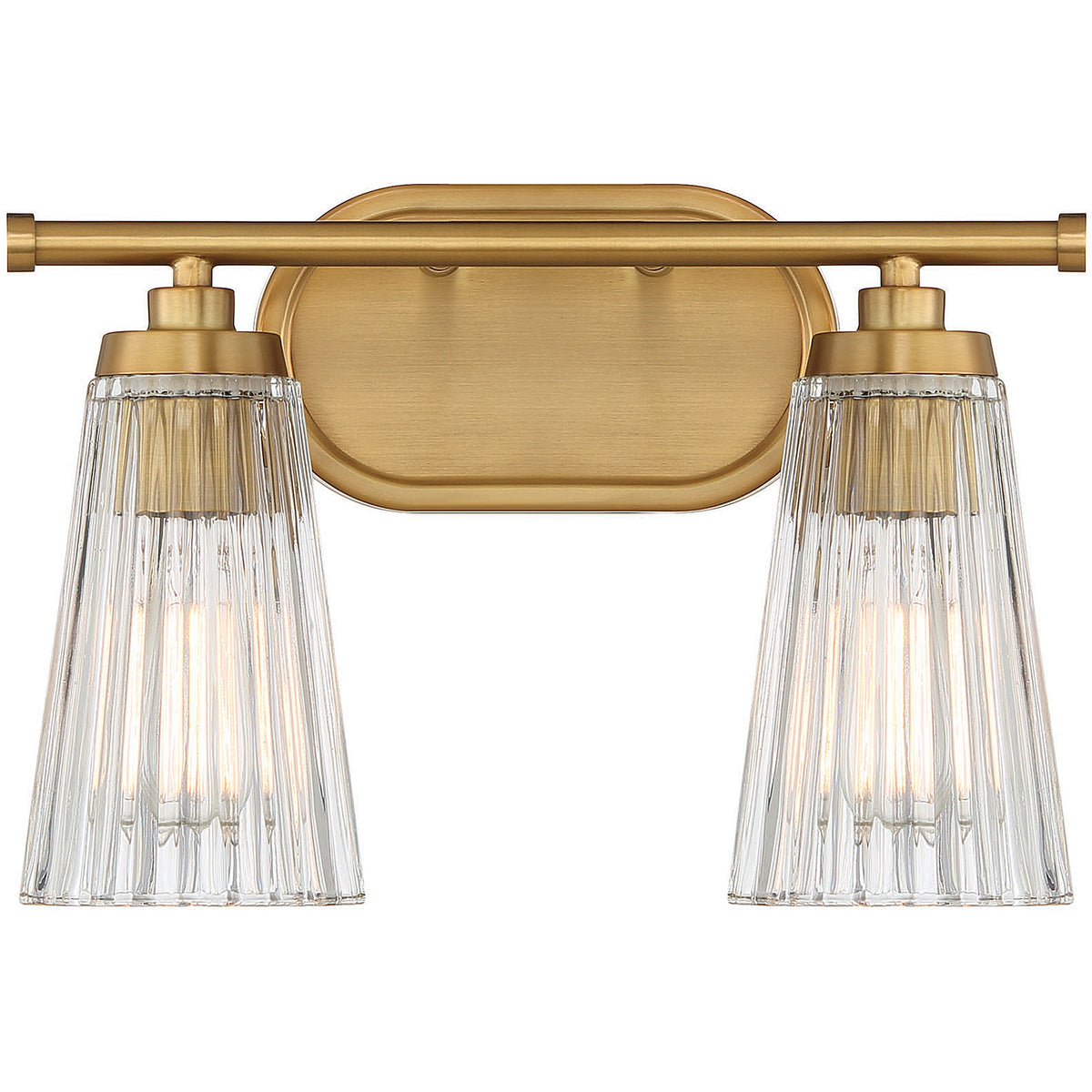 Chantilly 2-Light - Warm Brass