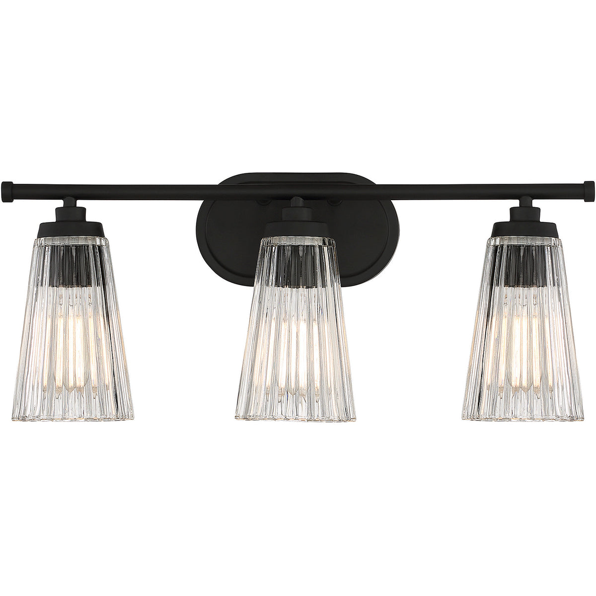 Chantilly 3-Light - Matte Black