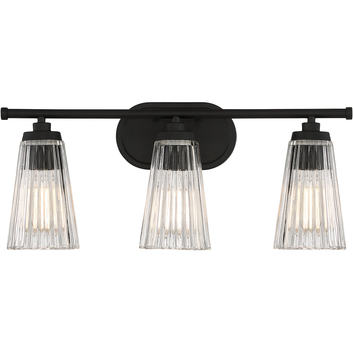 Chantilly 3-Light - Matte Black